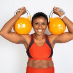 woman strength training to lose weight with insulin resistance